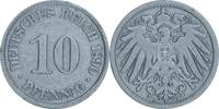 DEUTSCHLAND 10 Pfennig J 13 - Kursmünze aus dem Kaiserreich -