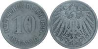 DEUTSCHLAND 10 Pfennig J 13 - Kursmünze aus dem Kaiserreich -