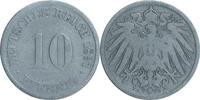 DEUTSCHLAND 10 Pfennig J 13 - Kursmünze aus dem Kaiserreich -