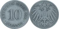 DEUTSCHLAND 10 Pfennig J 13 - Kursmünze aus dem Kaiserreich -