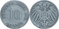 DEUTSCHLAND 10 Pfennig J 13 - Kursmünze aus dem Kaiserreich -