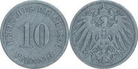 DEUTSCHLAND 10 Pfennig J 13 - Kursmünze aus dem Kaiserreich -