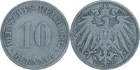 DEUTSCHLAND 10 Pfennig J 13 - Kursmünze aus dem Kaiserreich -