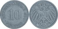 DEUTSCHLAND 10 Pfennig J 13 - Kursmünze aus dem Kaiserreich -