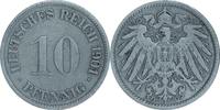DEUTSCHLAND 10 Pfennig J 13 - Kursmünze aus dem Kaiserreich -
