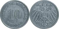 DEUTSCHLAND 10 Pfennig J 13 - Kursmünze aus dem Kaiserreich -
