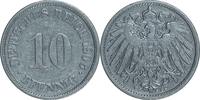 DEUTSCHLAND 10 Pfennig J 13 - Kursmünze aus dem Kaiserreich -