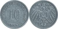 DEUTSCHLAND 10 Pfennig J 13 - Kursmünze aus dem Kaiserreich -