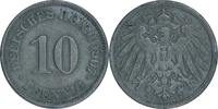 DEUTSCHLAND 10 Pfennig J 13 - Kursmünze aus dem Kaiserreich -