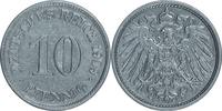 DEUTSCHLAND 10 Pfennig J 13 - Kursmünze aus dem Kaiserreich -