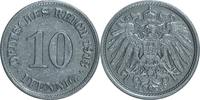 DEUTSCHLAND 10 Pfennig J 13 - Kursmünze aus dem Kaiserreich -