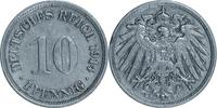 DEUTSCHLAND 10 Pfennig J 13 - Kursmünze aus dem Kaiserreich -