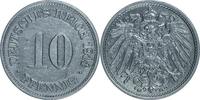 DEUTSCHLAND 10 Pfennig J 13 - Kursmünze aus dem Kaiserreich -