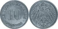 DEUTSCHLAND 10 Pfennig J 13 - Kursmünze aus dem Kaiserreich -