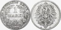 DEUTSCHLAND 1 Mark J 9 - Kursmünze aus dem Kaiserreich -