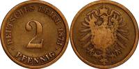 KAISERREICH 2 Pfennig J 2 - Kursmünze aus dem Kaiserreich -