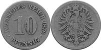 KAISERREICH 10 Pfennig J 4 - Kursmünze aus dem Kaiserreich -