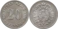 KAISERREICH 20 Pfennig J 5 - Kursmünze aus dem Kaiserreich -