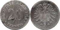 KAISERREICH 20 Pfennig J 5 - Kursmünze aus dem Kaiserreich -