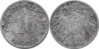 DEUTSCHLAND 10 Pfennig J 13 - Kursmünze aus dem Kaiserreich -