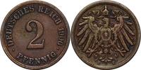 DEUTSCHLAND 2 Pfennig J 11 - Kursmünze aus dem Kaiserreich -