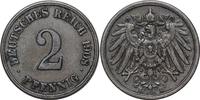 DEUTSCHLAND 2 Pfennig J 11 - Kursmünze aus dem Kaiserreich -