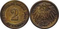 DEUTSCHLAND 2 Pfennig J 11 - Kursmünze aus dem Kaiserreich -