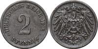 DEUTSCHLAND 2 Pfennig J 11 - Kursmünze aus dem Kaiserreich -