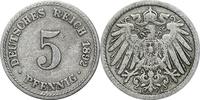 DEUTSCHLAND 5 Pfennig J 12 - Kursmünze aus dem Kaiserreich -
