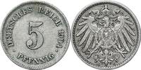 DEUTSCHLAND 5 Pfennig J 12 - Kursmünze aus dem Kaiserreich -