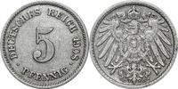 DEUTSCHLAND 5 Pfennig J 12 - Kursmünze aus dem Kaiserreich -