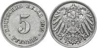 DEUTSCHLAND 5 Pfennig J 12 - Kursmünze aus dem Kaiserreich -