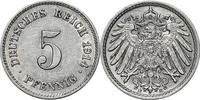 DEUTSCHLAND 5 Pfennig J 12 - Kursmünze aus dem Kaiserreich -