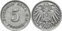 DEUTSCHLAND 5 Pfennig J 12 - Kursmünze aus dem Kaiserreich -