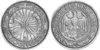 WEIMARER REPUBLIK 50 Reichspfennig J 324 - Kursmünze der Weimarer Republik -