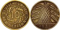 WEIMARER REPUBLIK 10 Reichspfennig J 317 - Kursmünze -