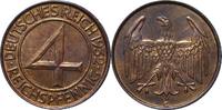 WEIMARER REPUBLIK 4 Pfennig J 315 Kursmünze -