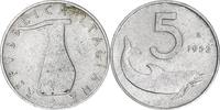 ITALIEN 5 Lire KM 92 - Gemeiner Delphin -