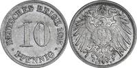 DEUTSCHLAND 10 Pfennig J 13 - Kursmünze aus dem Kaiserreich -