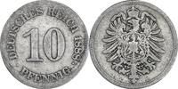 KAISERREICH 10 Pfennig J 4 - Kursmünze aus dem Kaiserreich -