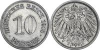 DEUTSCHLAND 10 Pfennig J 13 - Kursmünze aus dem Kaiserreich -