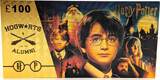 US Paper Money 100 Euro Albus Dumbledore Harry Potter € 24K Gold Foil Plated Bill Note - XX186