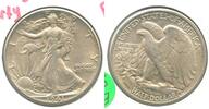 USA Half Dollar 1941-P AU Walking Liberty Silver - Philadelphia Mint - ER558 -