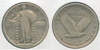 USA Standing Liberty Quarter 1920-P Silver 25c Philadelphia Mint - KR62 -