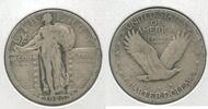 USA Standing Liberty Quarter 1926-P Silver 25c Philadelphia Mint - KR65 -