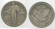 USA Standing Liberty Quarter 1928-P Silver 25c Philadelphia Mint - KR75 -
