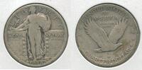 USA Standing Liberty Quarter 1928-P Silver 25c Philadelphia Mint - KR76 -