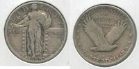 USA Standing Liberty Quarter 1929-p Silver 25c Philadelphia Mint - KR80 -