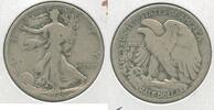 USA Half Dollar 1920-D Silver Walking Liberty 50c Denver Mint - KR220 -