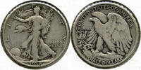 USA Half Dollar 1938-D Walking Liberty Silver - Key Date - Denver Mint - G836 -